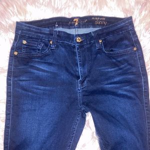 7 seven for all land kind the high waist skinny jeans